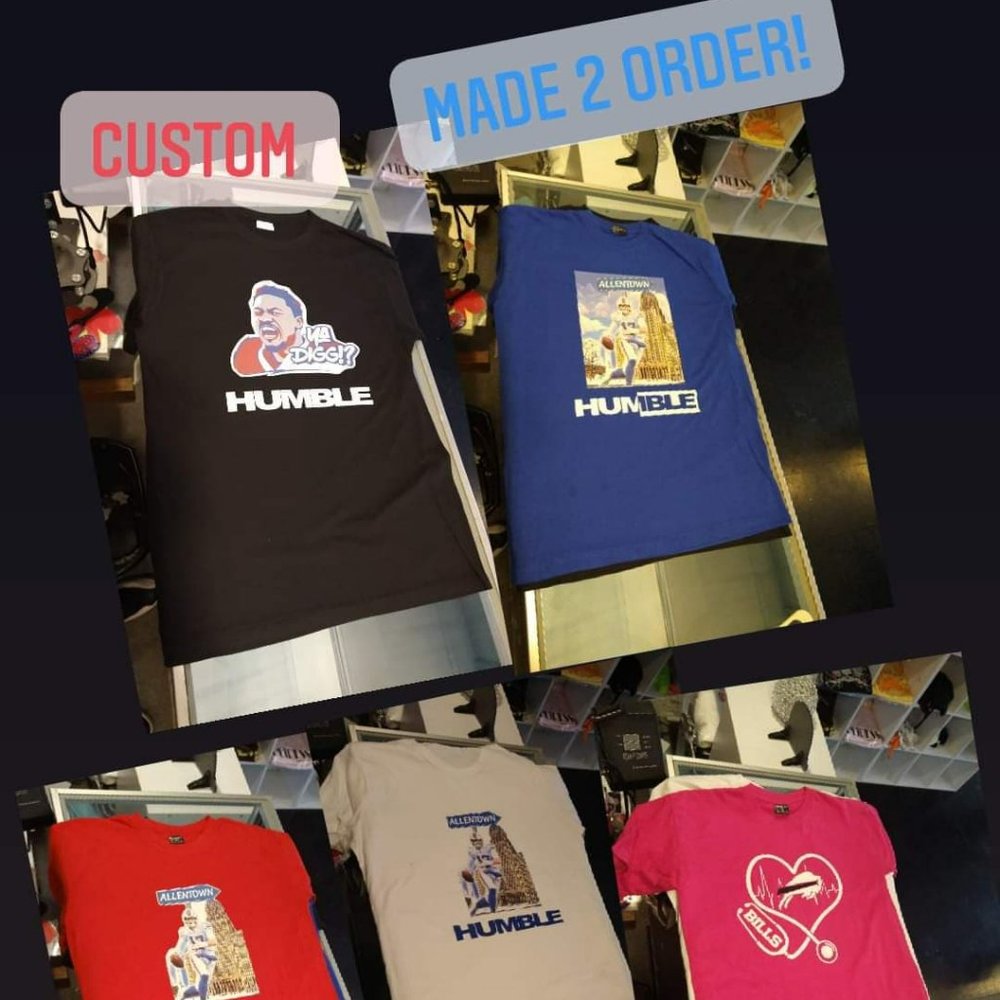HUMBLE CLOTHING CO. -Custom Design BUFFALO BILLS MERCHANDISE
